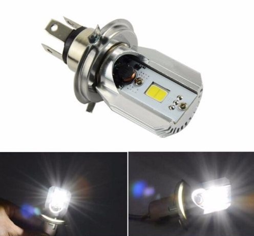 摩托车LED大灯双爪6W COB BA20D 亮度、适配与选购全指南